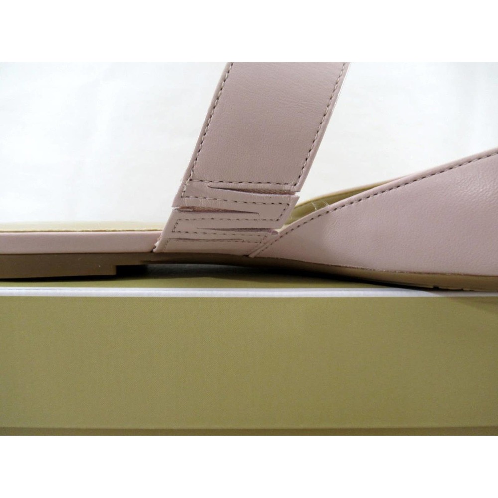 Michael Kors April Flex Flat Slip On Mule MK Logo Hardware Soft Pink - Picture 10 of 10